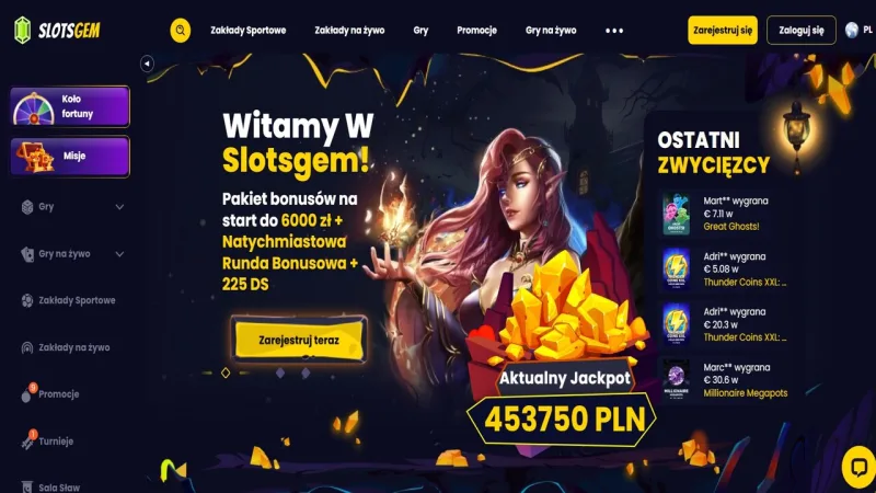 Slotsgem - metody płatności