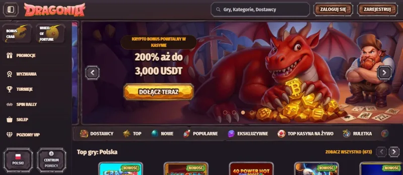 Dragonia - legalne kasyno online