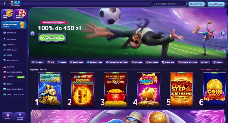 Alf Casino - kasyno z minimalnym depozytem