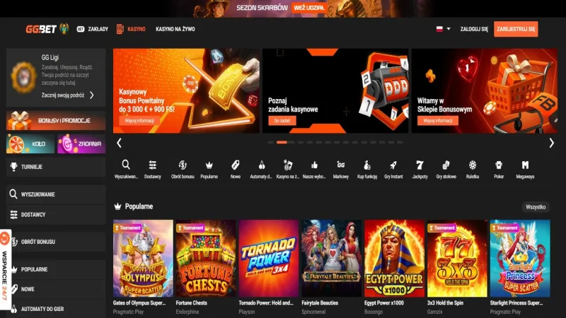 GGBet - screenshot strony